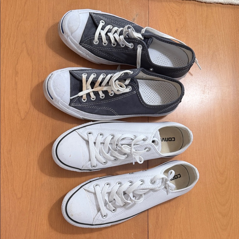 Converse/Jack Purcell Sneakers W8.5/9 WORN
